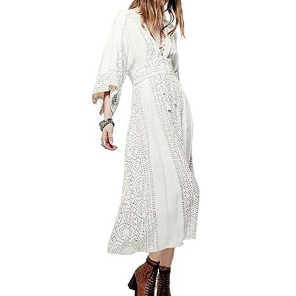 2X HP New Sizes! Enchanted Modern Kimono Dress - Picture 2 of 8